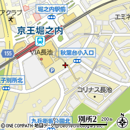 京王堀之内駅前郵便局 ＡＴＭ周辺の地図