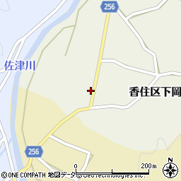 兵庫県美方郡香美町香住区下岡555周辺の地図