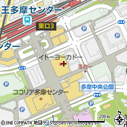 ハローパソコン教室多摩センター　丘の上プラザ校周辺の地図