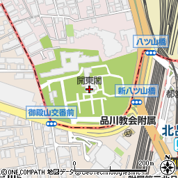 東京都港区高輪4丁目25周辺の地図