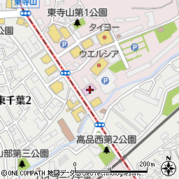 ハップス東寺山店周辺の地図