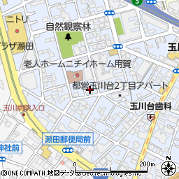 ヘルパーステーション モア 世田谷用賀周辺の地図
