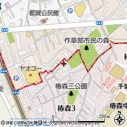 椿森有料老人ホーム周辺の地図