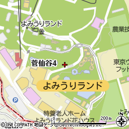 神奈川県川崎市多摩区菅仙谷4丁目周辺の地図