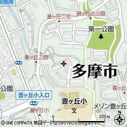 エステート豊ケ丘２２－５－４号棟周辺の地図