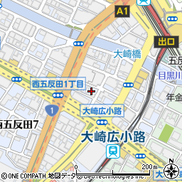 東京都品川区西五反田1丁目32-4周辺の地図