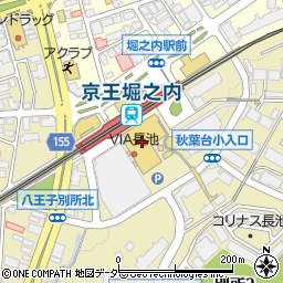 はま寿司京王堀之内店周辺の地図