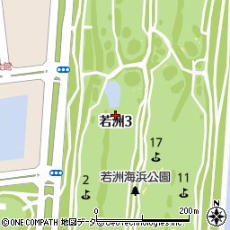 東京都江東区若洲3丁目周辺の地図