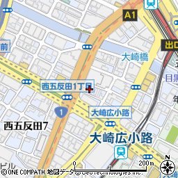 東京都品川区西五反田1丁目32-2周辺の地図