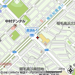 ベリーズカフェ Berry's Cafe 稲毛海岸周辺の地図