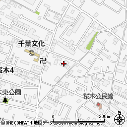 千葉県千葉市若葉区桜木周辺の地図