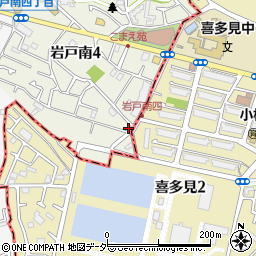 東京都狛江市岩戸南4丁目24-13周辺の地図