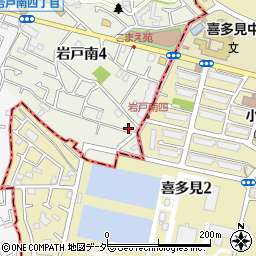 東京都狛江市岩戸南4丁目24-14周辺の地図