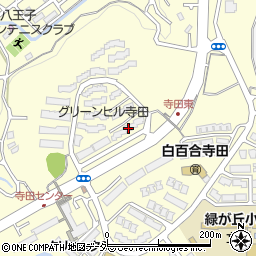 東京都八王子市寺田町432-77周辺の地図