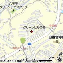 東京都八王子市寺田町432-81周辺の地図