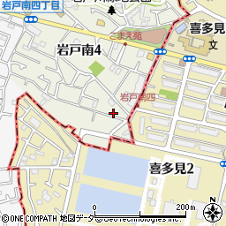 東京都狛江市岩戸南4丁目24-16周辺の地図