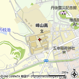 京都府立峰山高等学校周辺の地図