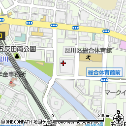 東京都品川区東五反田2丁目周辺の地図