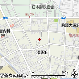 東京都世田谷区深沢6丁目周辺の地図