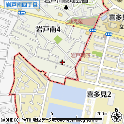 東京都狛江市岩戸南4丁目24-21周辺の地図