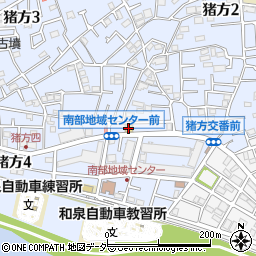 セブンイレブン狛江猪方３丁目店周辺の地図
