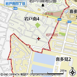 東京都狛江市岩戸南4丁目24-24周辺の地図