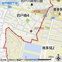 東京都狛江市岩戸南4丁目24-19周辺の地図