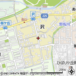 福井県敦賀市沢周辺の地図