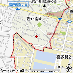東京都狛江市岩戸南4丁目24-26周辺の地図