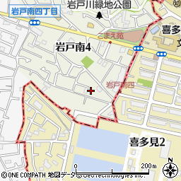 東京都狛江市岩戸南4丁目24-23周辺の地図