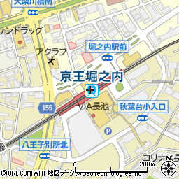 みずほ銀行京王堀之内駅 ＡＴＭ周辺の地図