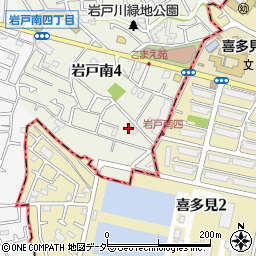 東京都狛江市岩戸南4丁目24-1周辺の地図