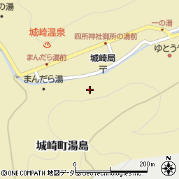 兵庫県豊岡市城崎町湯島周辺の地図
