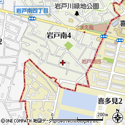 東京都狛江市岩戸南4丁目24-28周辺の地図