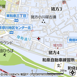 リバーサイド狛江周辺の地図