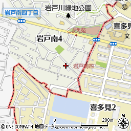東京都狛江市岩戸南4丁目24-9周辺の地図