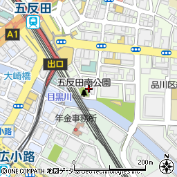 東京都品川区東五反田2丁目8周辺の地図