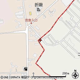 千葉県東金市極楽寺611-18周辺の地図