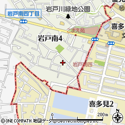 東京都狛江市岩戸南4丁目24-8周辺の地図