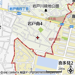東京都狛江市岩戸南4丁目24-3周辺の地図