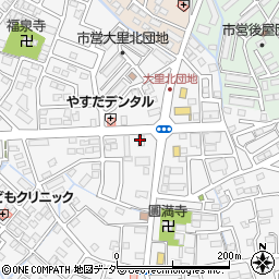 日本食研株式会社　甲府営業所周辺の地図