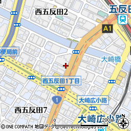 ＴＳＵＴＡＹＡ西五反田店周辺の地図