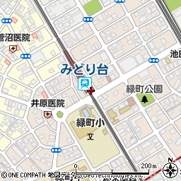 京成電鉄株式会社　みどり台駅周辺の地図