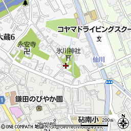 東京都世田谷区大蔵6丁目周辺の地図