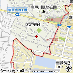 東京都狛江市岩戸南4丁目24-4周辺の地図