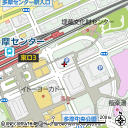 東京都多摩市落合1丁目38周辺の地図