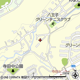 東京都八王子市寺田町616-12周辺の地図
