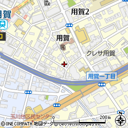 東京都世田谷区用賀2丁目周辺の地図