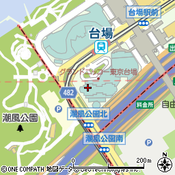 桃李 グランドニッコー東京 台場周辺の地図