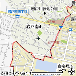 東京都狛江市岩戸南4丁目24-5周辺の地図